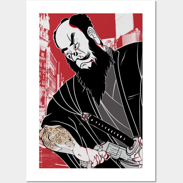 Yakuza and Tiger Irezumi Wall Art by Ukiyograph